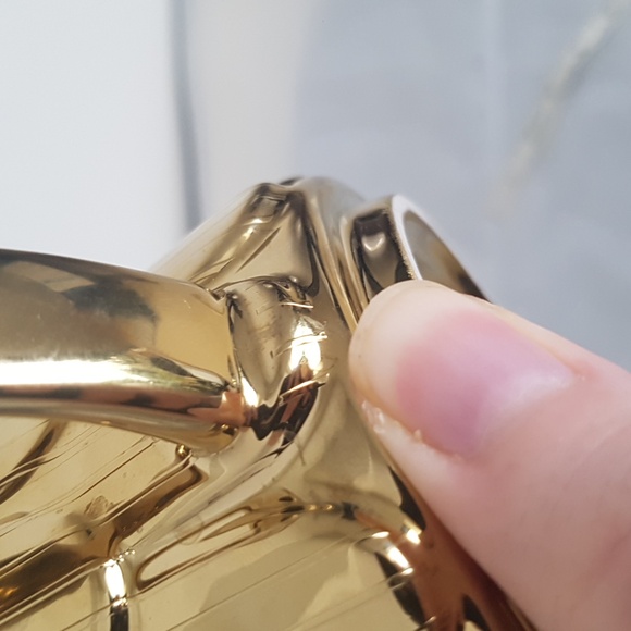 Starbucks 2019 Gold Mermaid Scale Holiday Mug 14 oz/414 ml - Picture 10 of 16